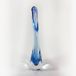 Grey Blue Rainstorm Vase