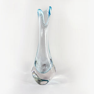 Aquamarine Rainstorm Vase