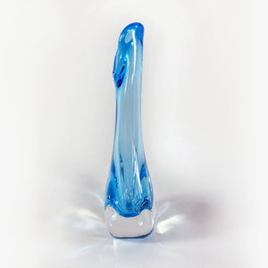 Light Blue Rainstorm Vase