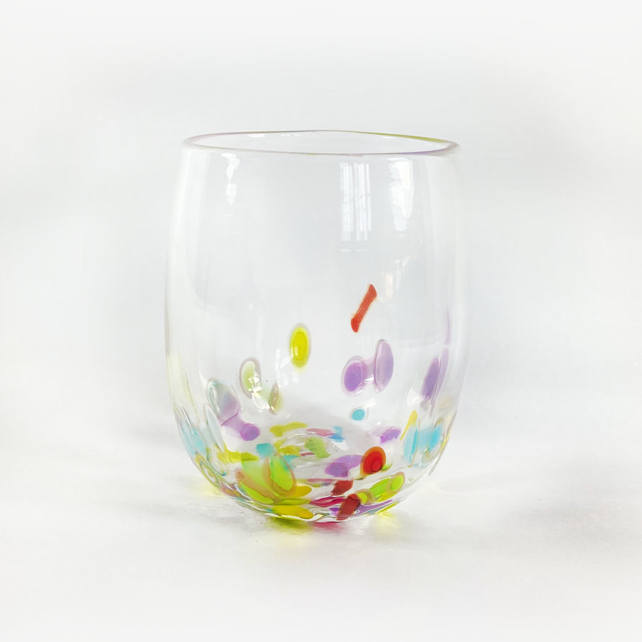 Happy Glasses – Stemless Wine Glass